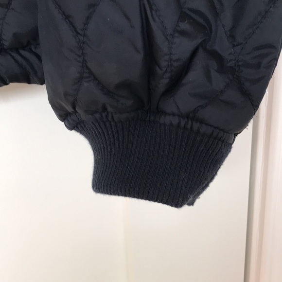 Joy Lab Dark Navy Blue Quilted Boxy Jacket XS - Picture 7 of 12